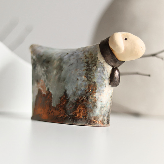 ozdoby wielkanocne Baranek wielkanocny ceramiczny