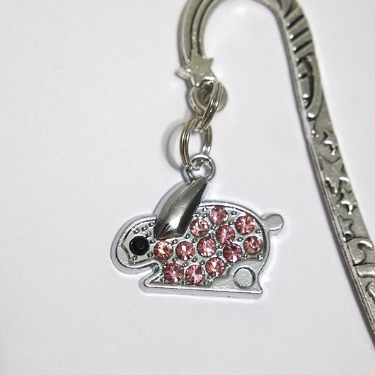 zakładki do książek Zakładka do książki - Króliczek różowy