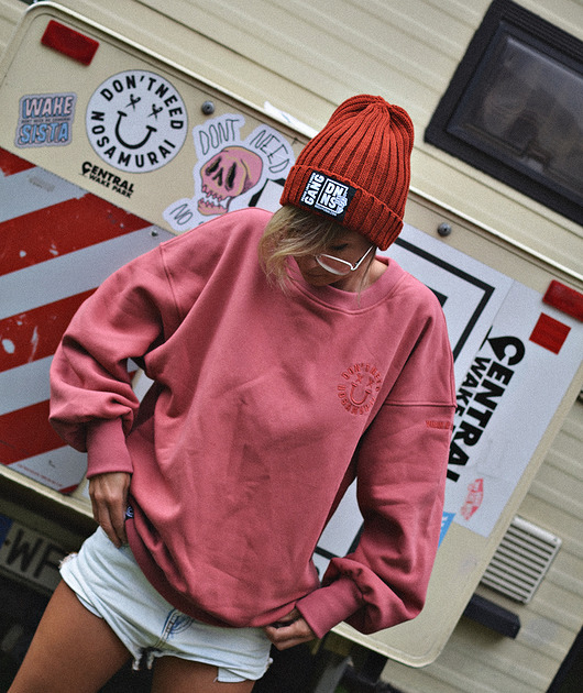 Bluza bez kaptura Rusty Puffy DONT NEED NO SAMURAI