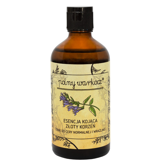 hydrolaty do twarzy Esencja Kojąca Złoty Korzeń - Tonik do Cery Normalnej i Wrażliwej