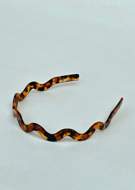 opaski do włosów Opaska Wavy w kolorze Light Tortoise