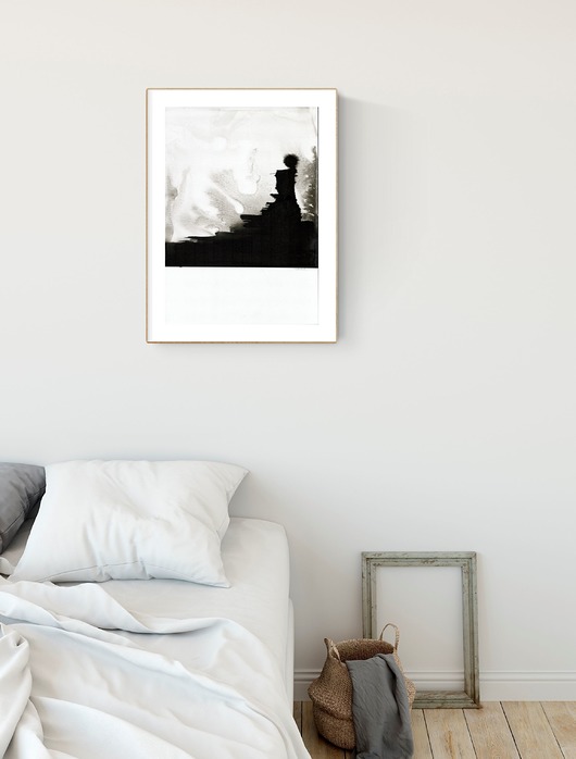 grafika 30x40 cm wykonana ręcznie Krystyna Siwek Art