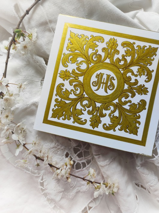 kartki scrapbooking Kartka Pamiątka Pierwszej Komunii