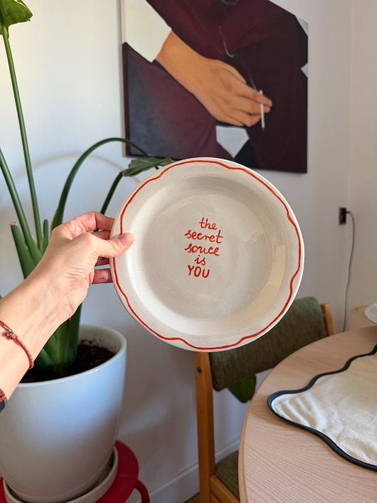 patery i talerze Talerz The Secret Sauce is You