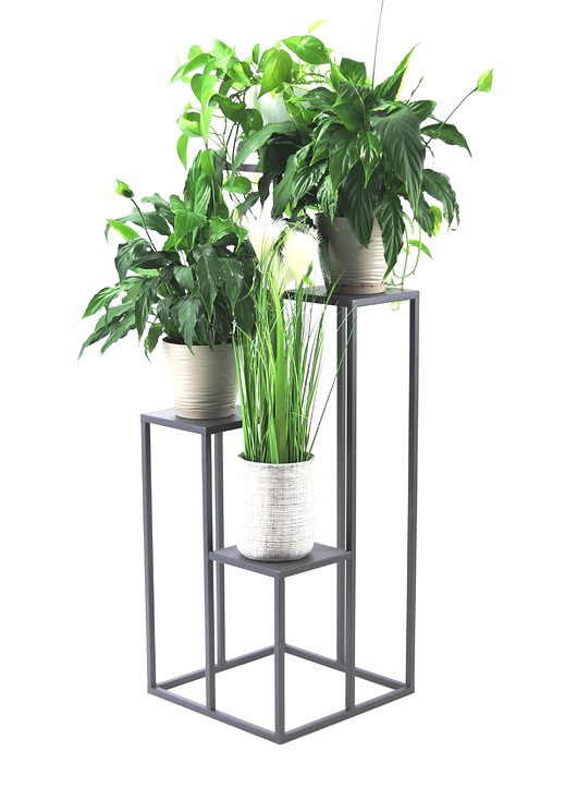 kwietniki Kwietnik METALLO szary 112cm