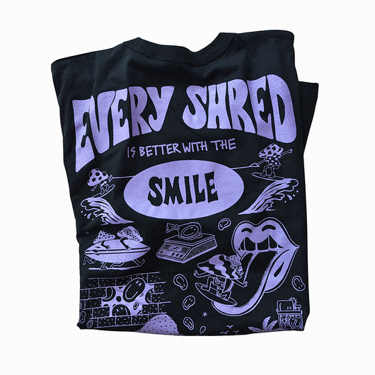 t-shirty męskie Czarny długi T-shirt Shrooms