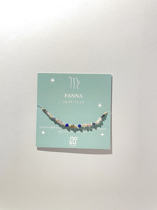 bransoletki z kamieni naturalnych Bransoletka ZODIAK PANNA