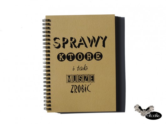 Sprawy,które i tak muszę zrobić z eko papieru Sowia Aleja