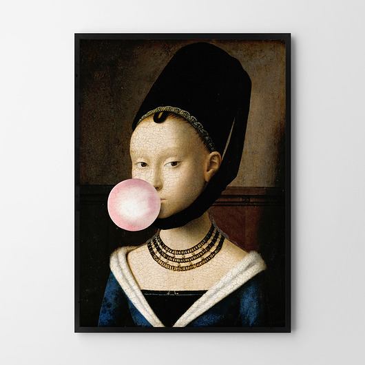 50x70 cm Dziewczyna z balonem - plakat  HOG STUDIO