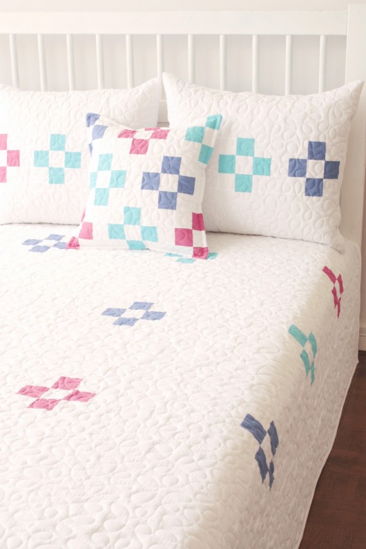 Narzuta patchwork dwustronna |LIPI| 240x240cm patchwork house