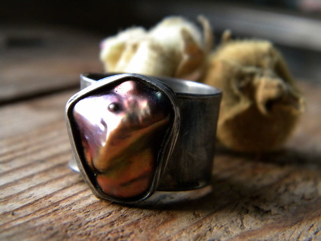 Roman Ancient Ring ;)  złoto i fiolet  Beata Trotter