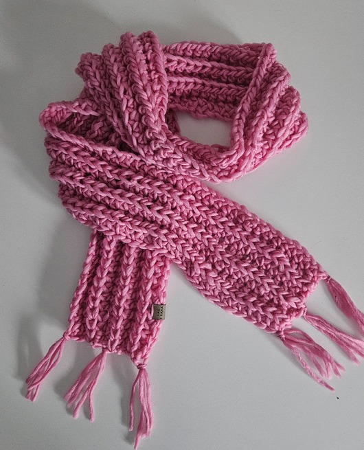 szale damskie Wełniany szal płatki róż