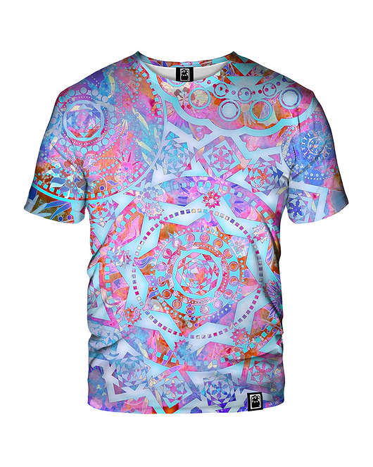t-shirt damskie Damski T-shirt DR.CROW Pastel Rococco