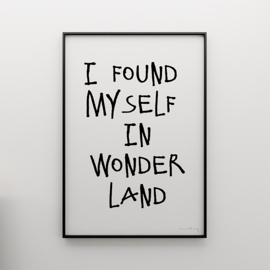 I FOUND MY SELF ...- grafika 100x70 MINIMALLIVING