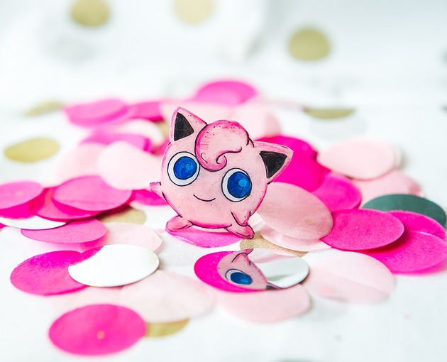 biżuteria dla dzieci Broszka Jigglypuff