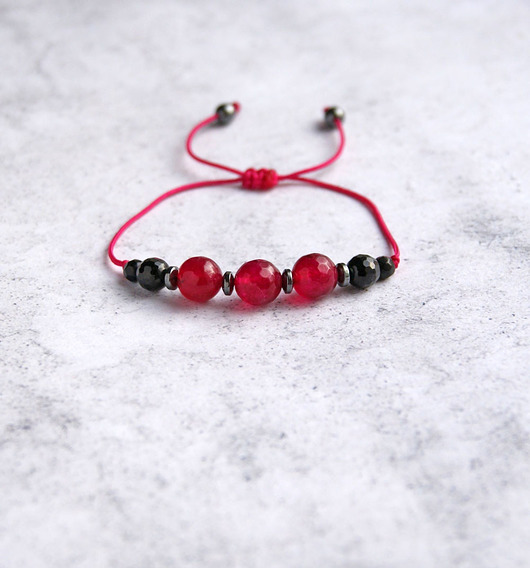 bransoletki z kamieni naturalnych Simply magic :: onyks & jadeit