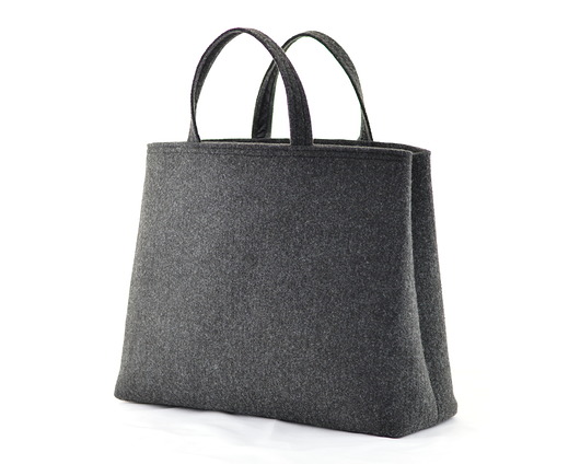 Grafitowa Torba -Minimalistyczny Kuferek Wysoki Green Sheep