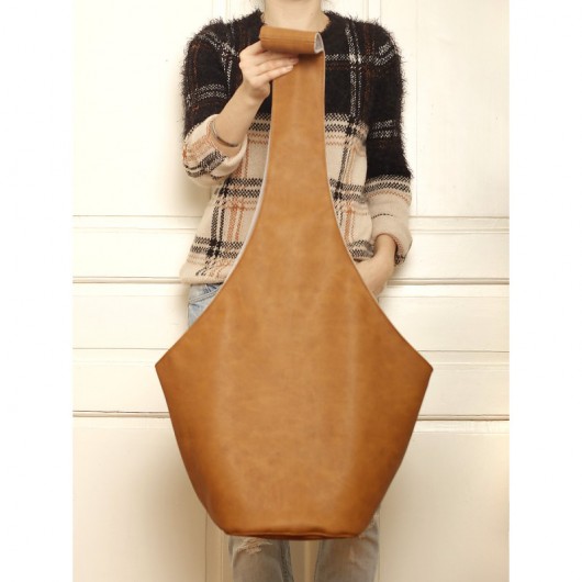 Long Boogi Bag ruda / torebka hobo / boho hairoo