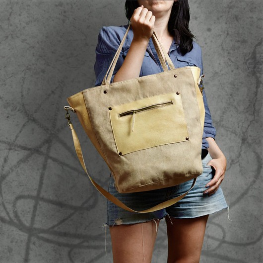 Bucket Bag Beżowa hairoo