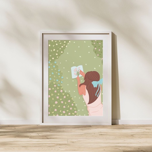 grafiki i ilustracje Plakat "Spring field"