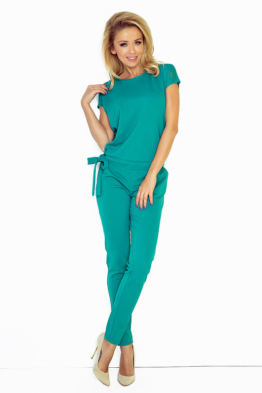 Kombinezon elegancki na plecach lacost TURKUSOWY Dressroad