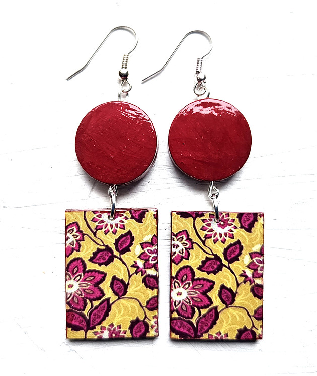 kolczyki drewniane Korea Południowa