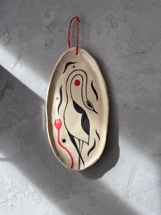 patery i talerze Paterka Crane