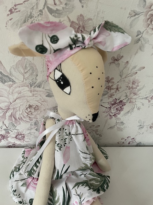 misie i maskotki Maskotka Sarenka Malinka 50 cm