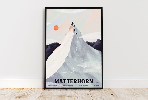 plakaty Plakat górski Matterhorn