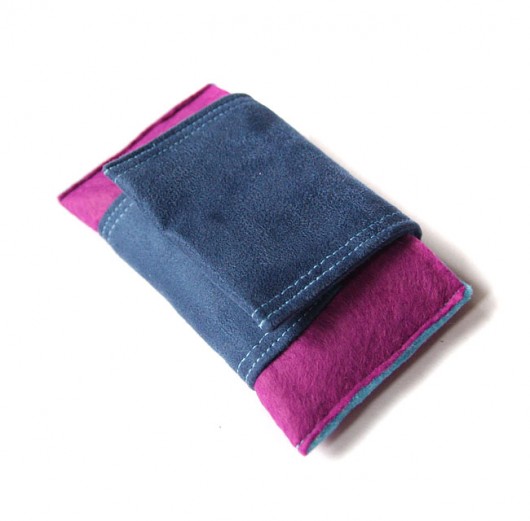 etui - violet&turquoise&navy blue - elfagado