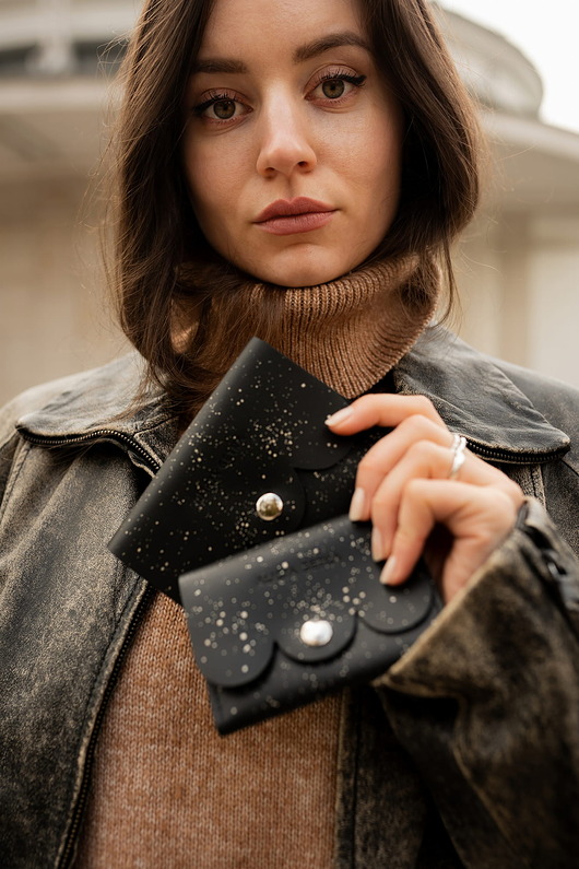 portfele damskie Portfel Cloud MINI Night Sky