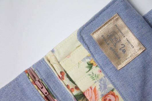 Portfel floral jeans  Zuzia Górska