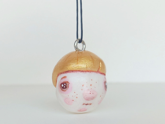 dodatki - różne Miniaturowa Główka Wisząca