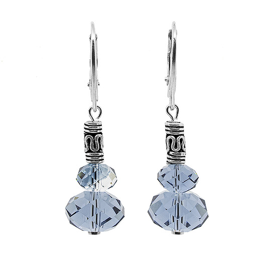 kolczyki swarovski Kolczyki srebro + kryształy Swarovski