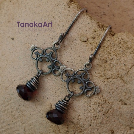GYPSY MOON mini (001) z granatem tanakaArt