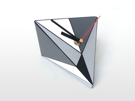 Zegarek Geometryczny SPICY Clock Wood Studio