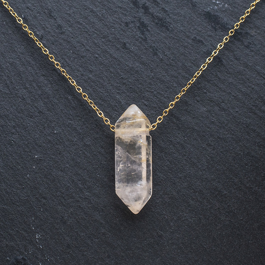 złote naszyjniki Naszyjnik "Vector" - Siła i Przejrzystość