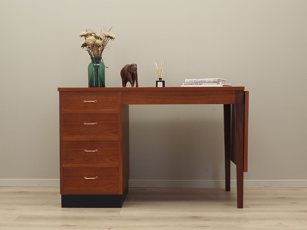 biurka Biurko tekowe, duński design, lata 70, produkcja: Dania