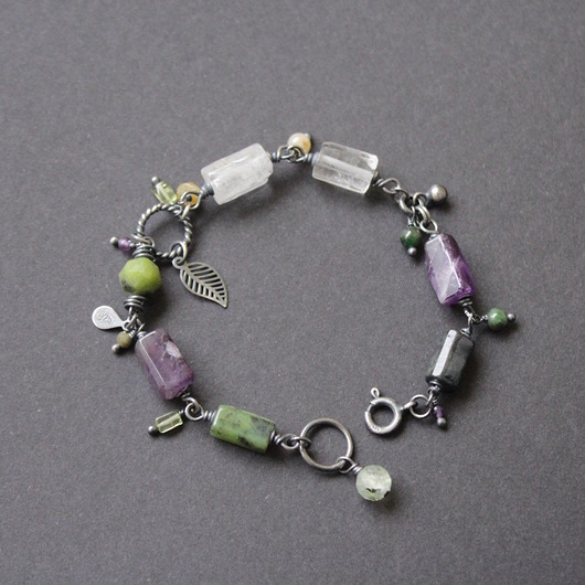 bransoletki z kamieni naturalnych Unikatowa bransoletka - Energia Koloru