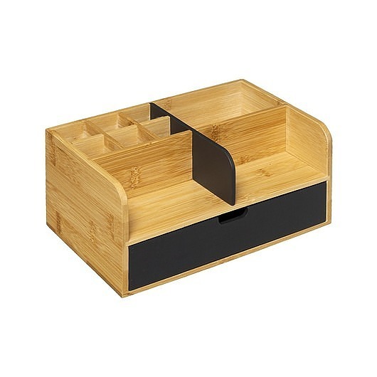 dodatki - łazienka - różne Organizer na Kosmetyki Organizer Łazienkowy z Szufladą Nero