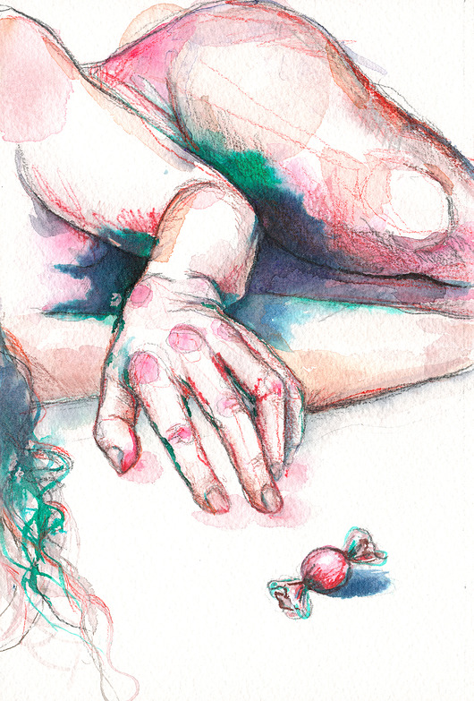 grafiki i ilustracje Cukiereczek, 61x91 cm