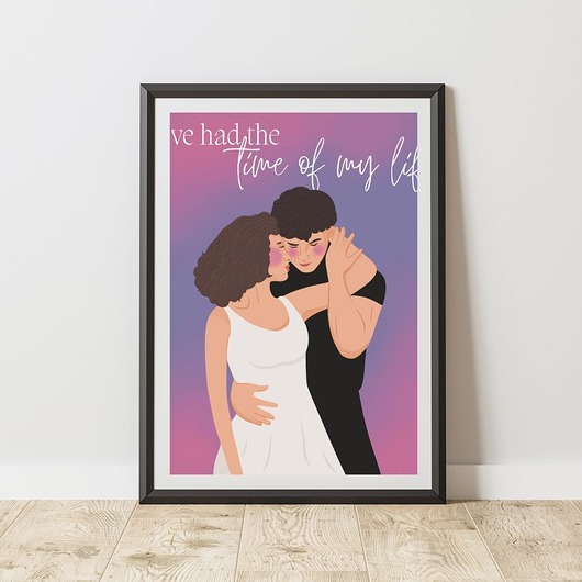 grafiki i ilustracje Plakat "Time of my life"