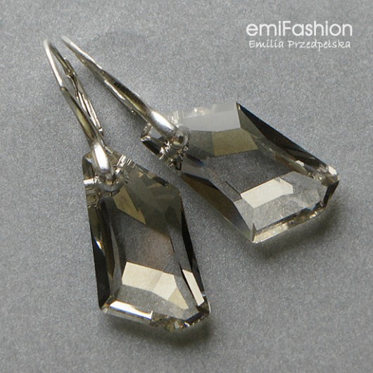 Duże kryształy Swarovski De-Art Silver Shade MAREMI Jewelry
