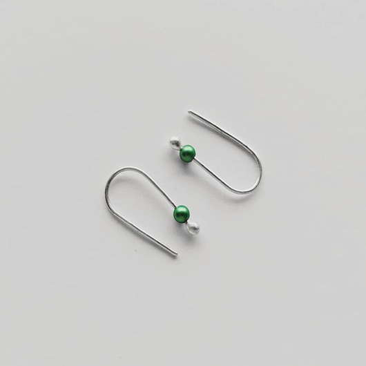 kolczyki z kamieniami Kolczyki OKRĄG