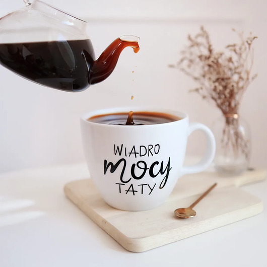 kubki Kubek 1 litr - Wiadro mocy TATY prezent na dzień ojca
