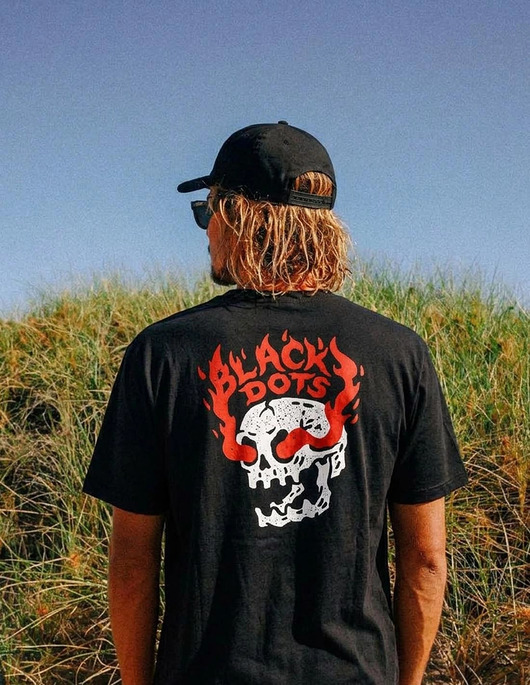 t-shirty męskie Koszulka Fire skull