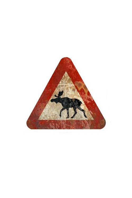 Szyld metalowy Moose MIA home