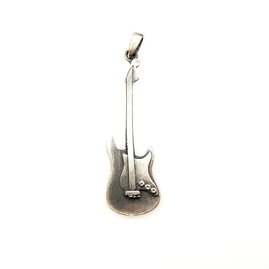 wisiory Zawieszka srebrna - Gitara elektryczna