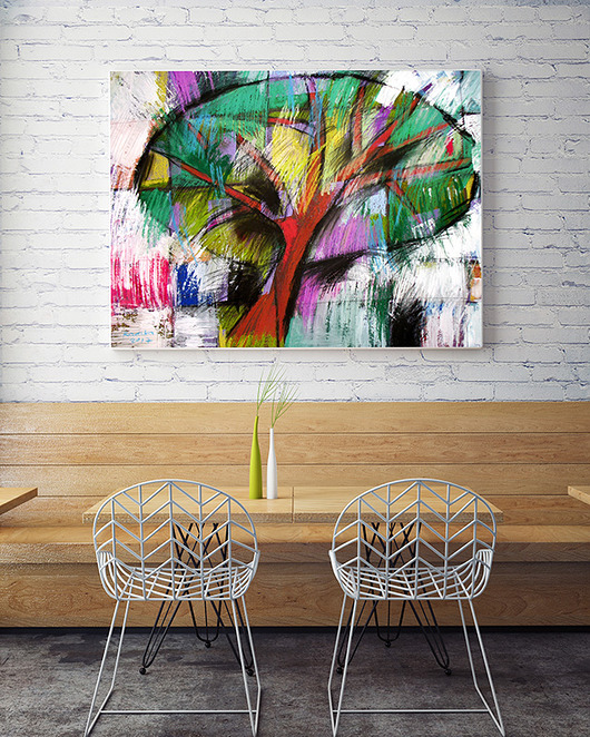 Tam - plakat 70x50 cm Katarzyna Radzka