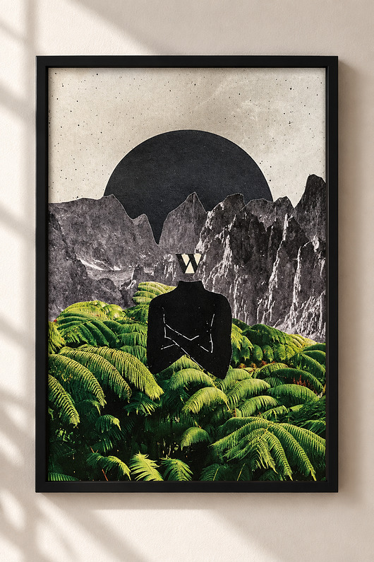 plakaty Plakat W sobie - surrealistyczny kolaż